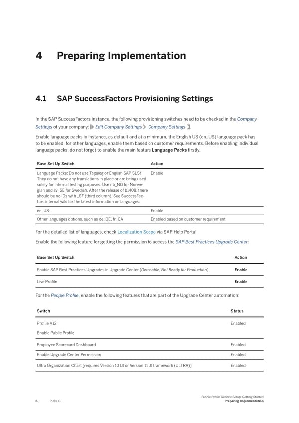 People Profile Generic Setup: Getting Started - Page 6