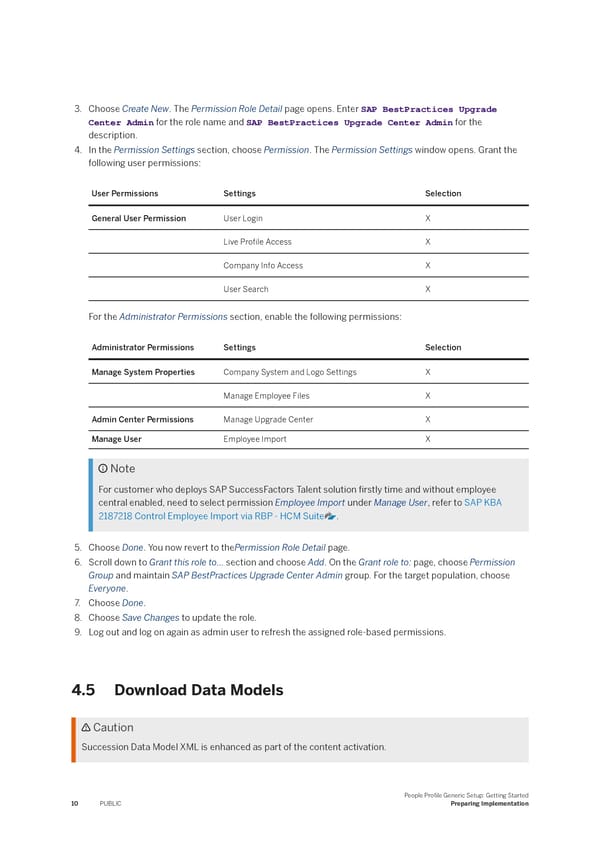 People Profile Generic Setup: Getting Started - Page 10