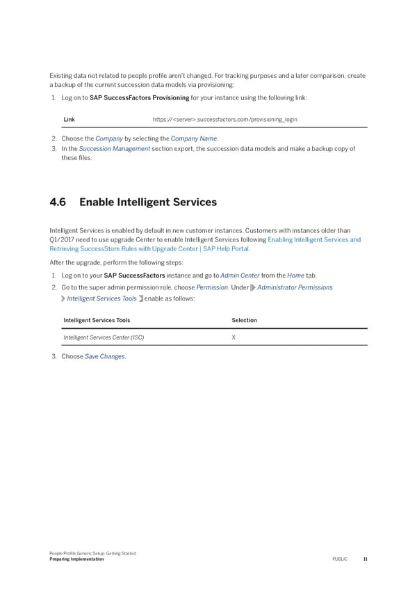 People Profile Generic Setup: Getting Started - Page 11