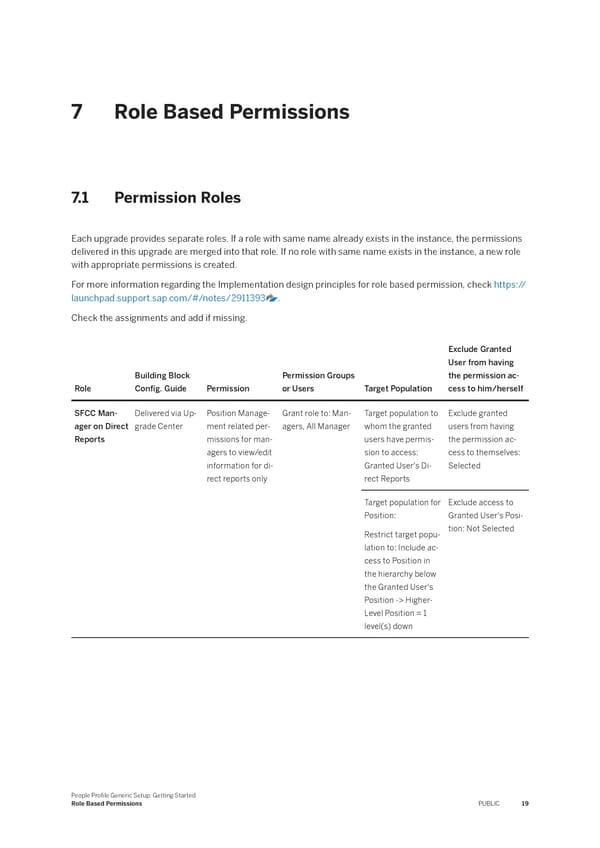 People Profile Generic Setup: Getting Started - Page 19