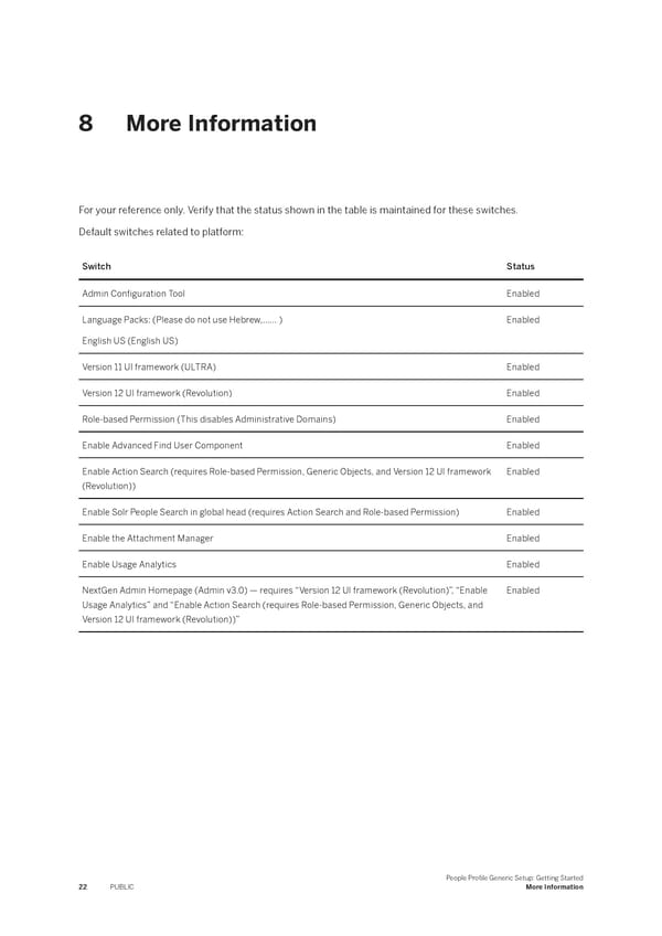 People Profile Generic Setup: Getting Started - Page 22