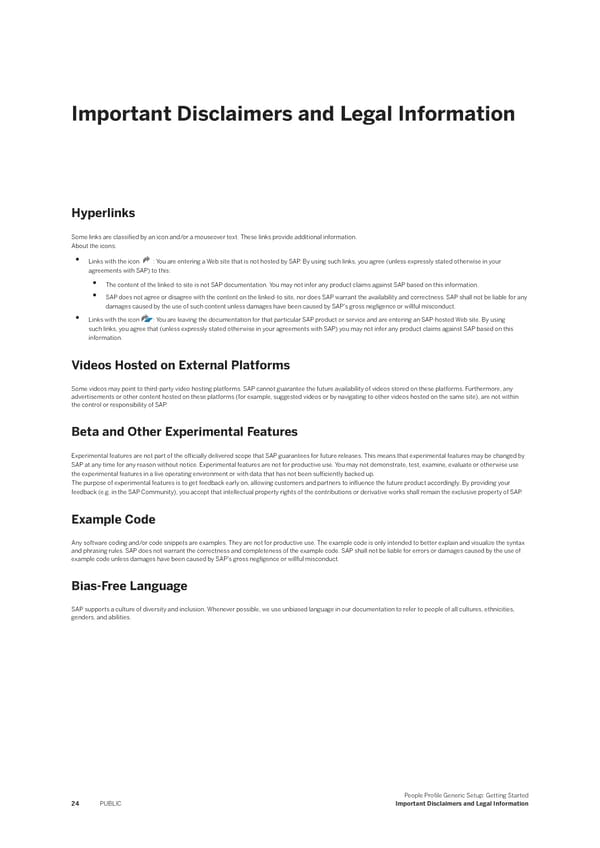 People Profile Generic Setup: Getting Started - Page 24