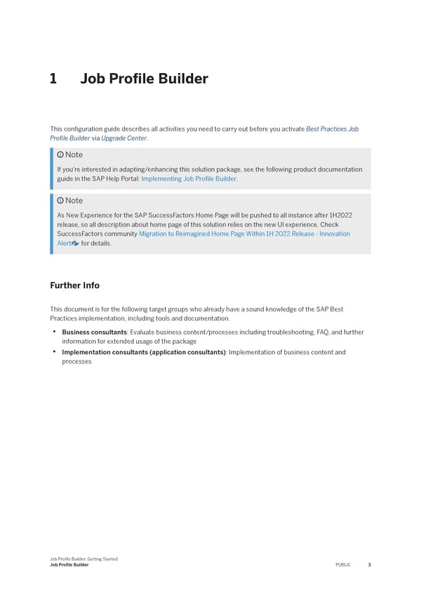 Job Profile Builder: Getting Started  - Page 3