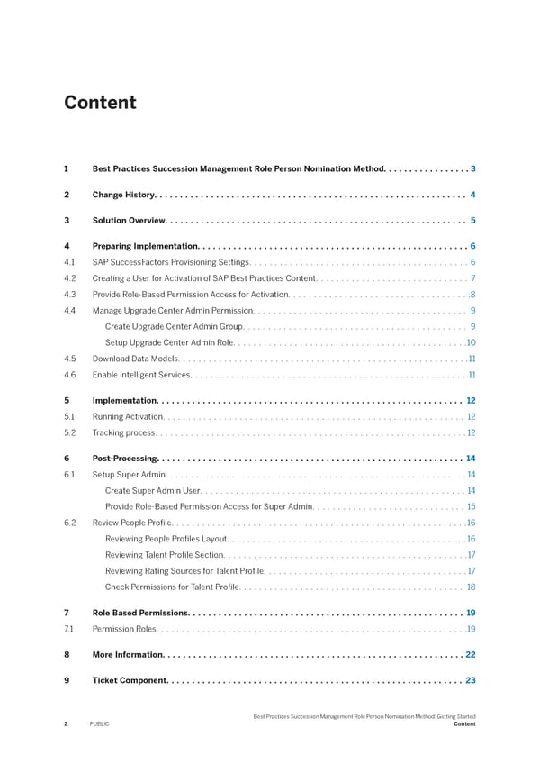 Succession Management Role Person Nomination Method: Getting Started - Page 2