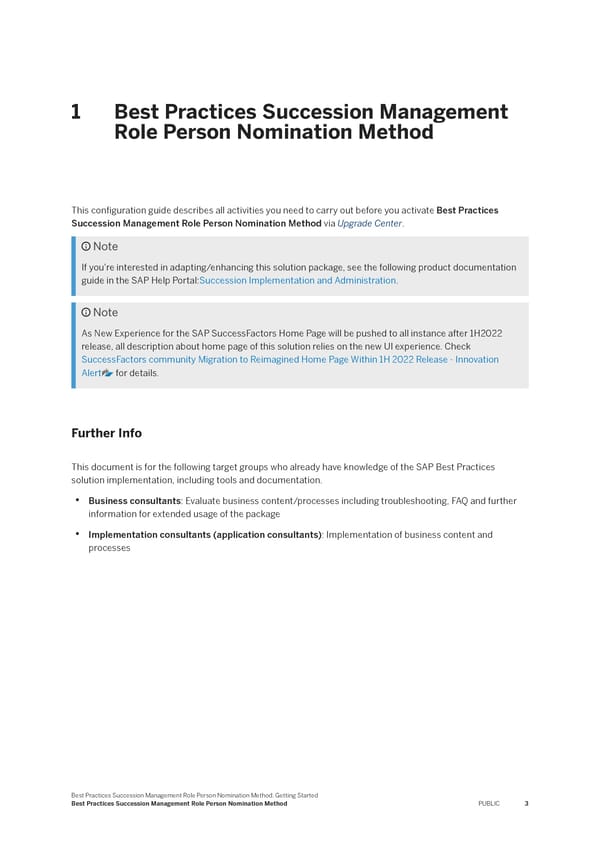 Succession Management Role Person Nomination Method: Getting Started - Page 3