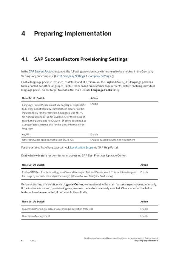 Succession Management Role Person Nomination Method: Getting Started - Page 6