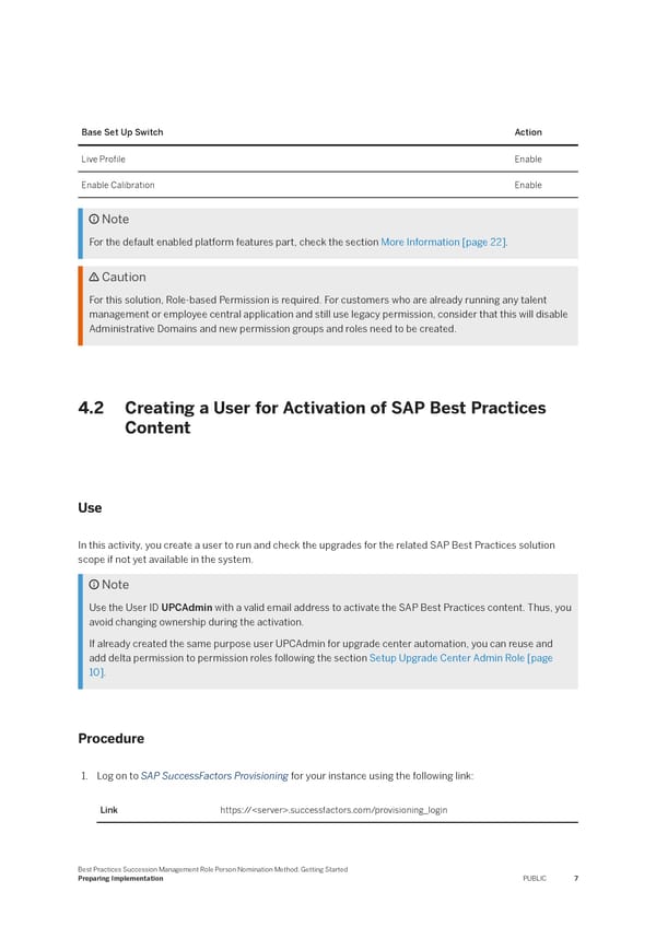 Succession Management Role Person Nomination Method: Getting Started - Page 7